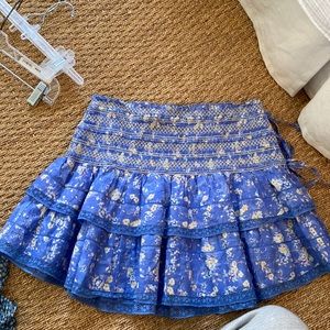 COPY - blue Loveshackfancy skirt. Size small. Never worn